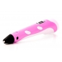 Купить 3D ручка SUPER 3D PEN-2 PLUS (трафареты+коврик), розовый оптом Купить 3D ручка SUPER 3D PEN-2 PLUS (трафареты+коврик), розовый оптом